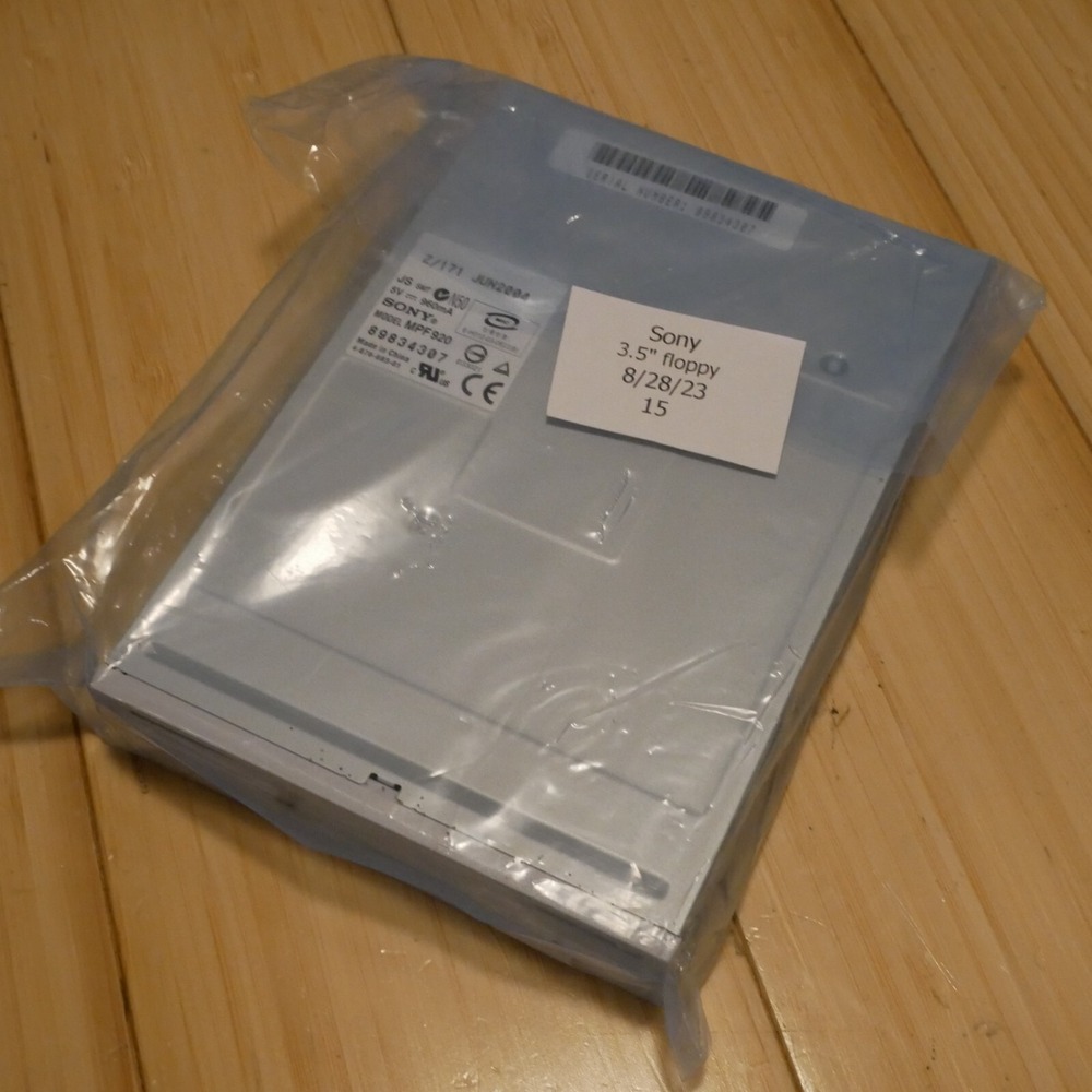 NOS‎ Sony MPF920 Internal Desktop 3.5 inch Floppy Disk Drive 1.44MB - Tested  15